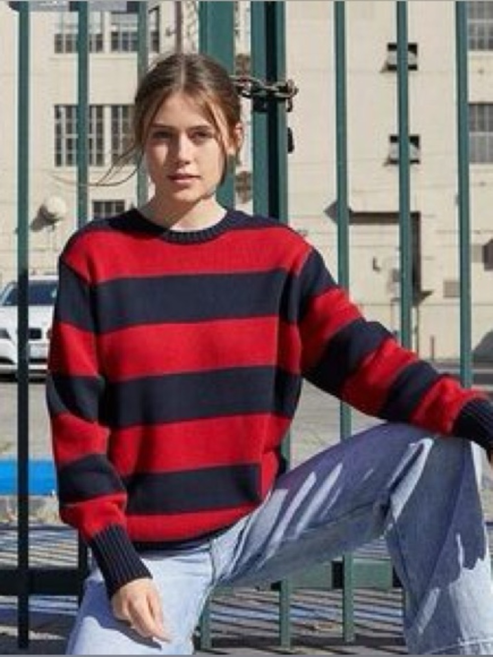 John Galt Brandy Melville Striped Sweater